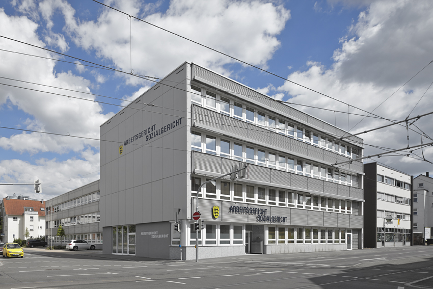 Bild zeigt as Gebäude des Sozialgerichts Heilbronn