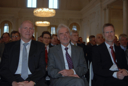 PräsLAG a.D. Prof. Dr. Johannes Peter Francken, Justizminister Prof. Dr. Ulrich Goll, PräsLAG Dr. Eberhard Natter