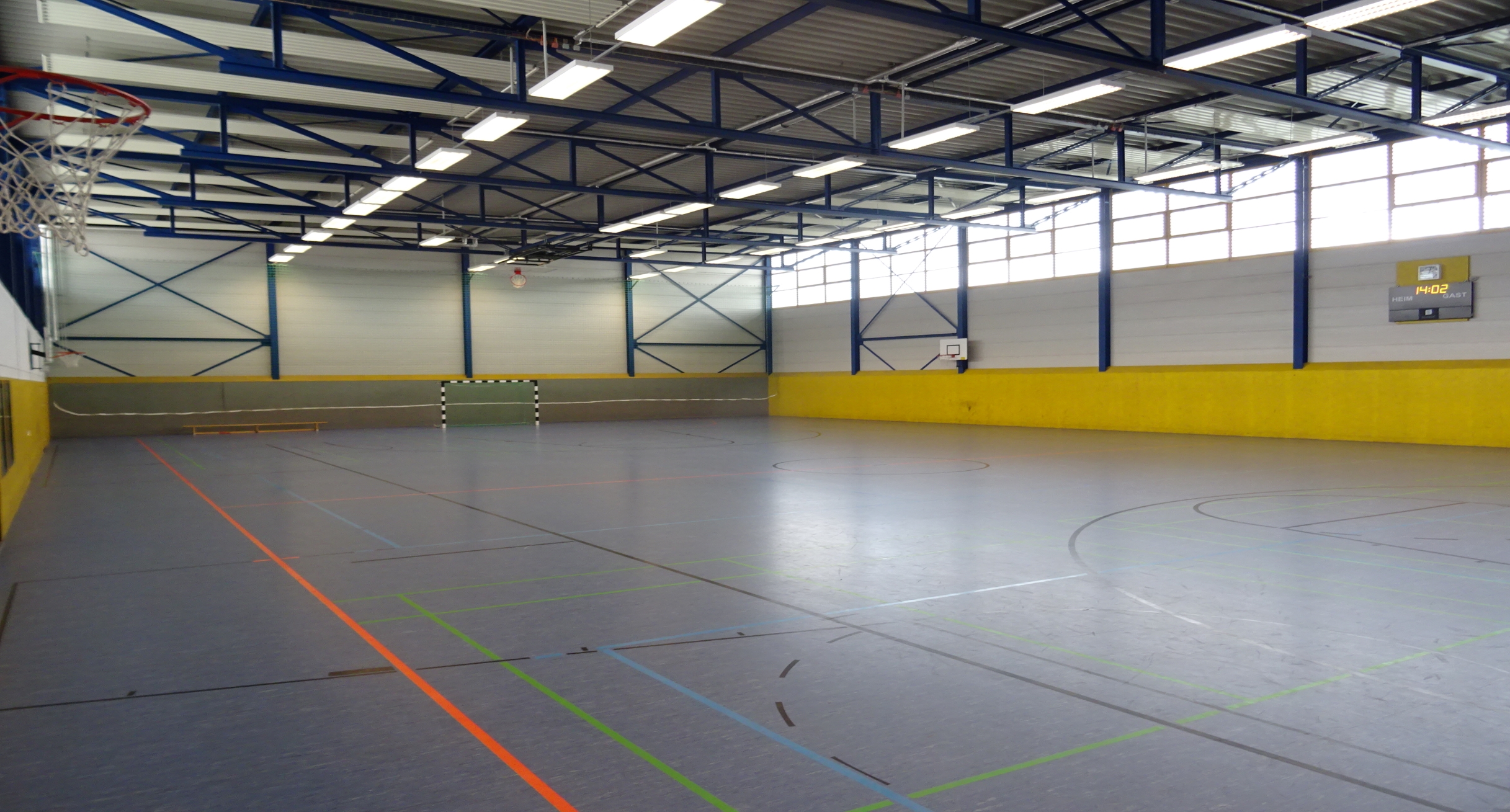Sporthalle der JVA Schwäbisch Hall