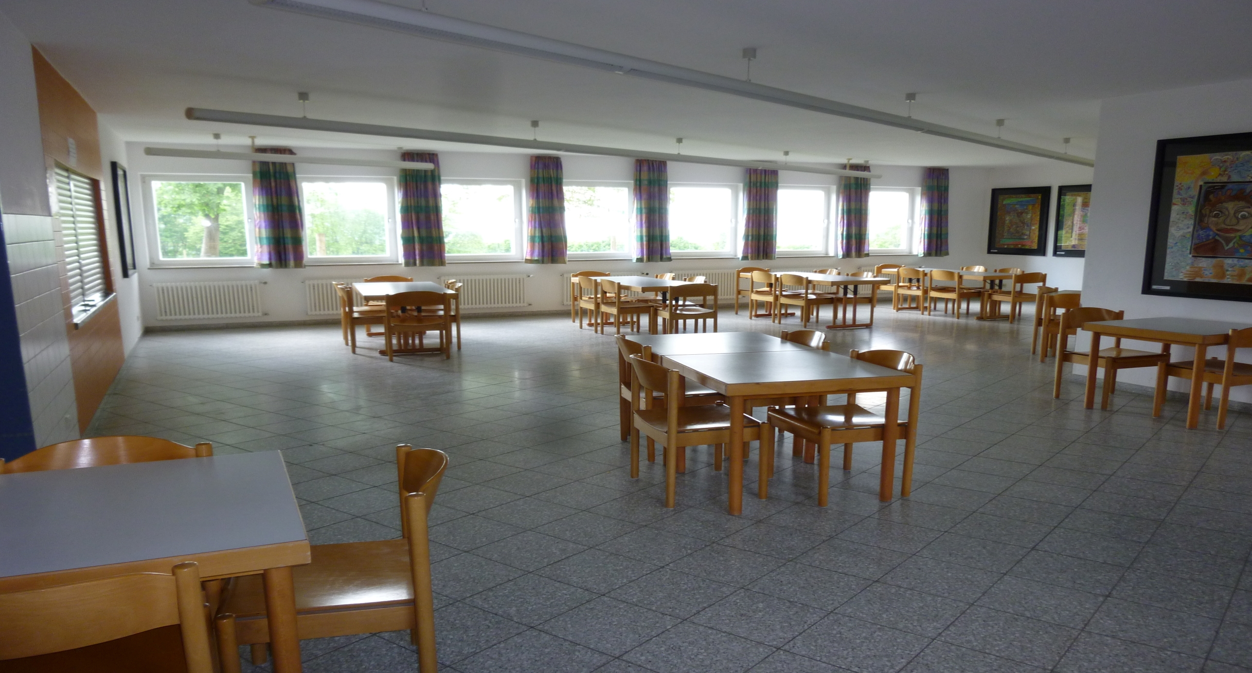 Speisesaal der Außenstelle Kapfenburg