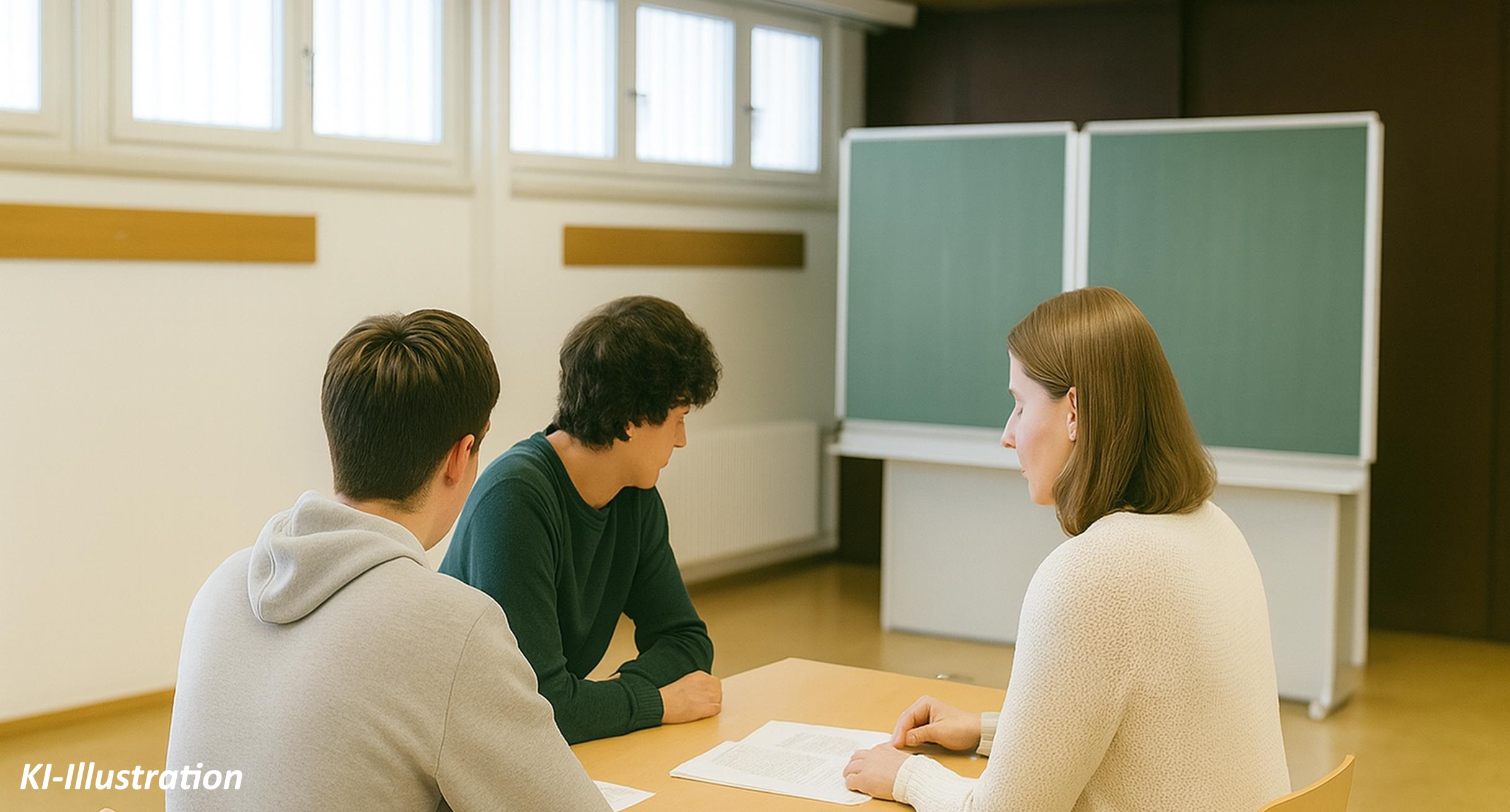 Ehrenamtliches Engagement im Klassenzimmer der JAA Rastatt